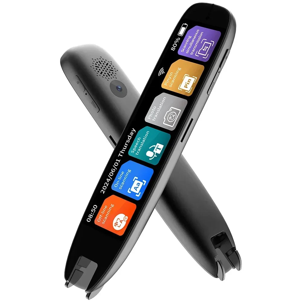 XIKCU S65 Pro Smart Voice Translator 142 Languages WIFI Scan Translation Pen Scanning Translation Pen For Business Travel Abroad